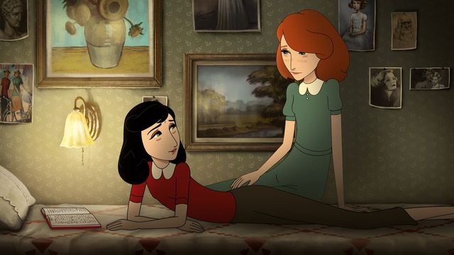 Una scena tratta dal film Anna Frank e il diario segreto