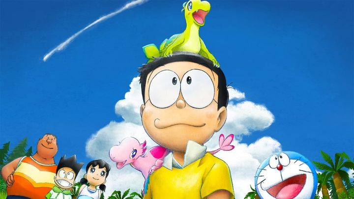 Una scena tratta dal film Doraemon: Il film - Nobita e il nuovo dinosauro