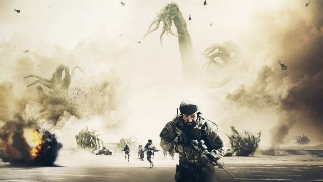 Una scena tratta dal film Monsters: Dark Continent