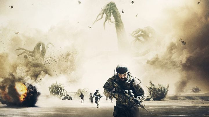 Una scena tratta dal film Monsters: Dark Continent