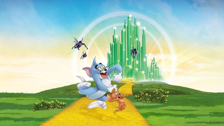 Una scena tratta dal film Tom & Jerry - Di nuovo a Oz