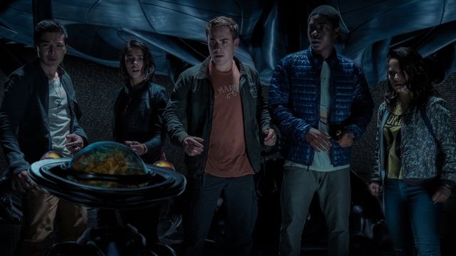 Una scena tratta dal film Power Rangers