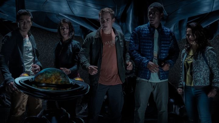 Una scena tratta dal film Power Rangers