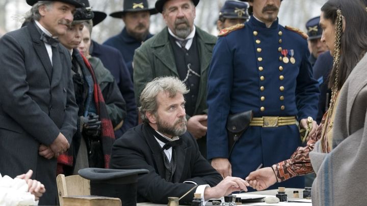 Una scena tratta dal film L'ultimo pellerossa