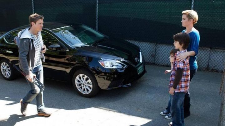 Una scena tratta dal film Uno sconosciuto in casa