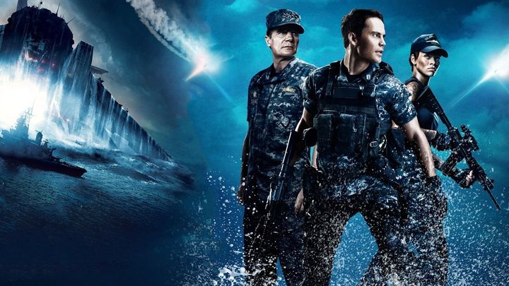 Una scena tratta dal film Battleship