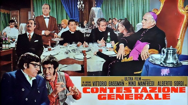 Una scena tratta dal film Contestazione generale