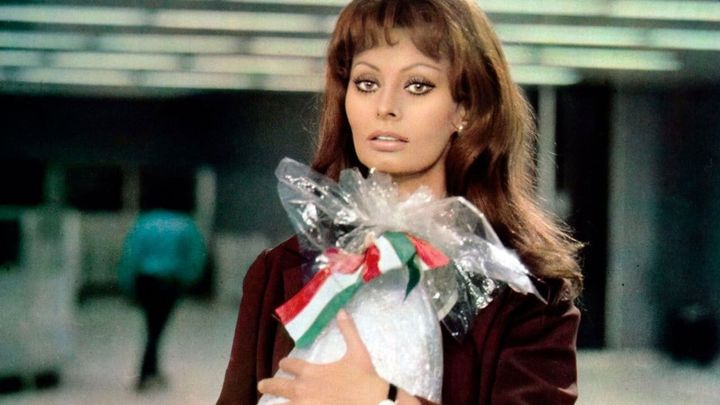 Una scena tratta dal film La mortadella