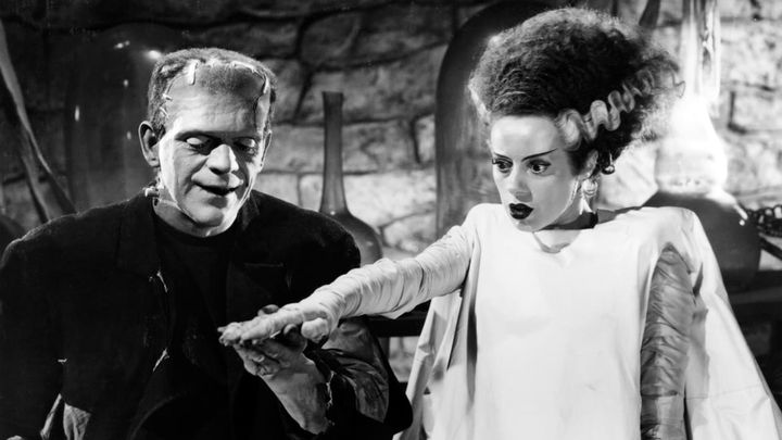Una scena tratta dal film La moglie di Frankenstein