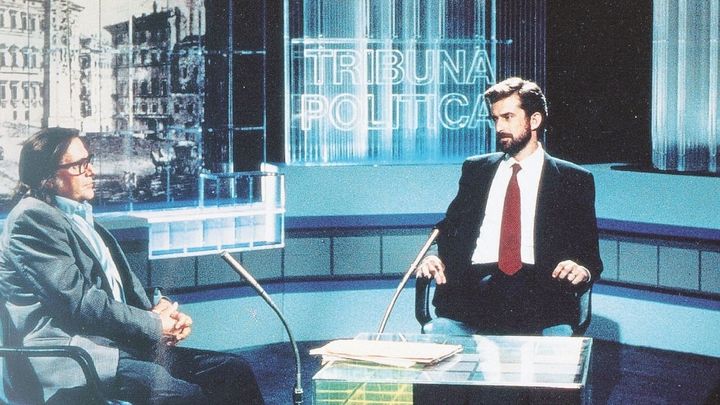 Una scena tratta dal film Il portaborse