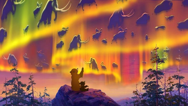 Una scena tratta dal film Koda, fratello orso