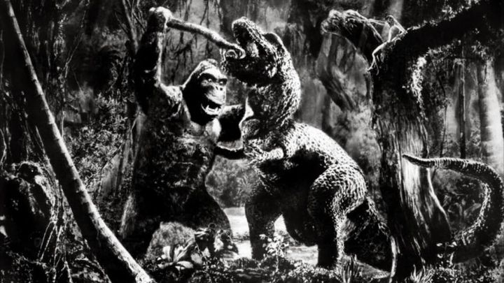 Una scena tratta dal film King Kong