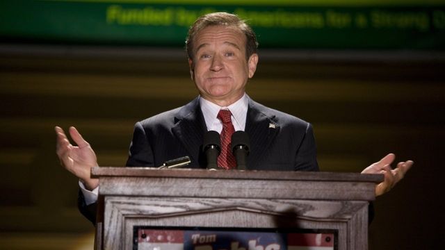 Una scena tratta dal film L'uomo dell'anno