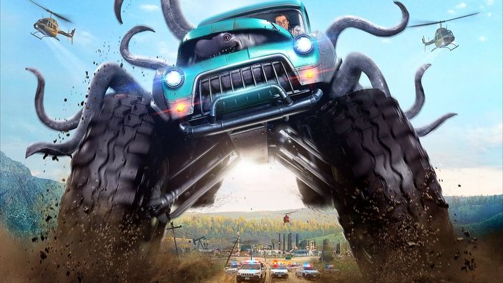 Una scena tratta dal film Monster Trucks