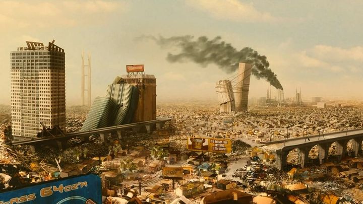 Una scena tratta dal film Idiocracy