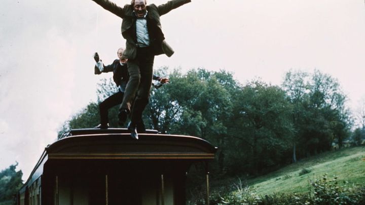 Una scena tratta dal film Sherlock Holmes: soluzione settepercento