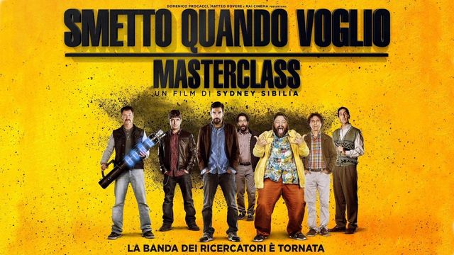 Una scena tratta dal film Smetto quando voglio - Masterclass