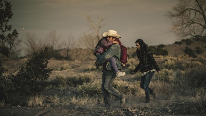 Una scena tratta dal film Frontera