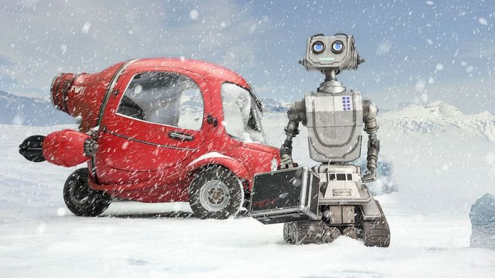 Una scena tratta dal film Robby & Toby - Missione spazio