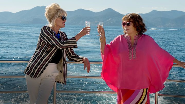 Una scena tratta dal film Absolutely fabulous - Il film