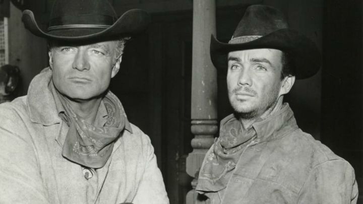 Una scena tratta dal film I temerari del West