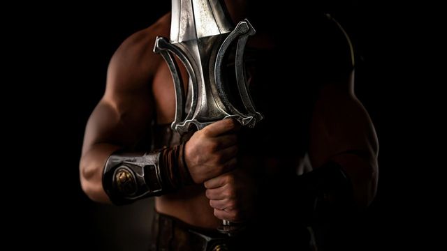 Una scena tratta dal film Masters of the Universe