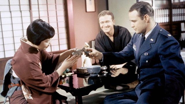 Una scena tratta dal film Sayonara