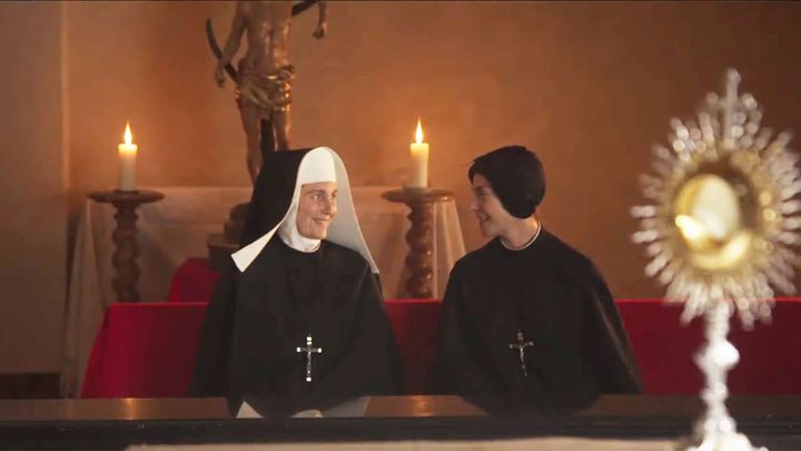 Una scena tratta dal film Cento cuori