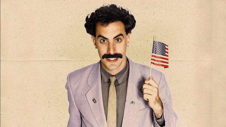 Una scena tratta dal film Borat - Studio culturale sull'America a beneficio della gloriosa nazione del Kazakistan