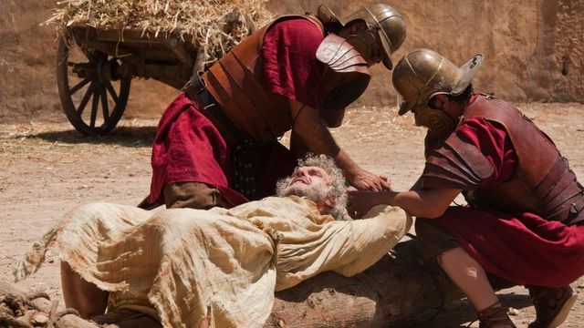Una scena tratta dal film Barabba