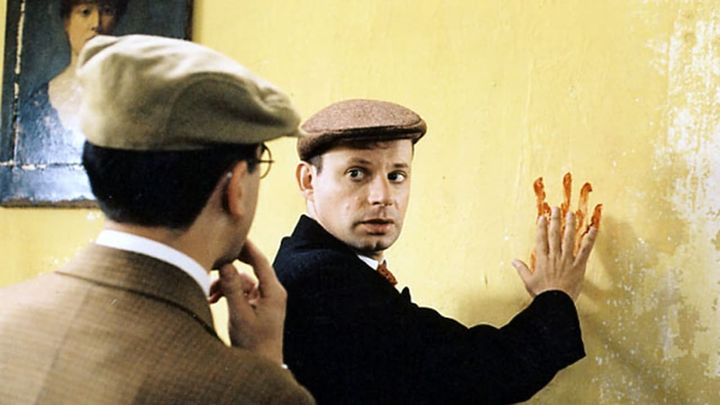 Una scena tratta dal film Il mistero della camera gialla