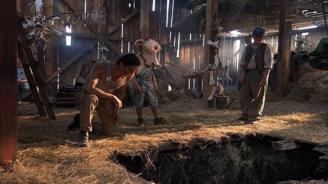 Una scena tratta dal film Leatherface - Il massacro ha inizio