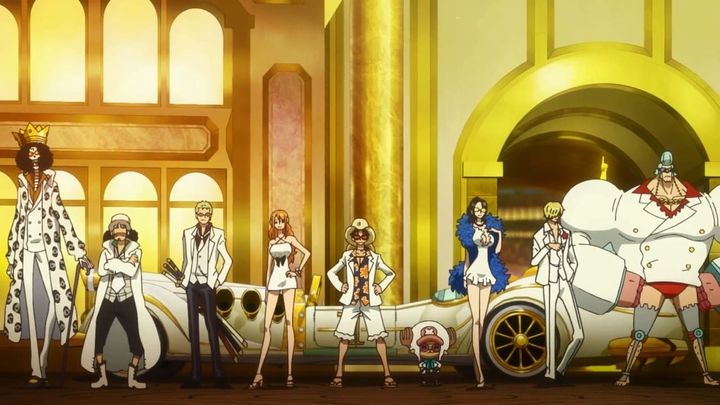 Una scena tratta dal film One Piece Gold: Il film