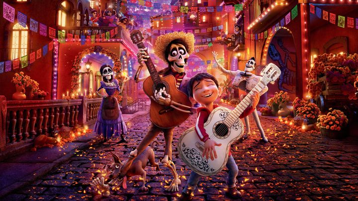 Una scena tratta dal film Coco