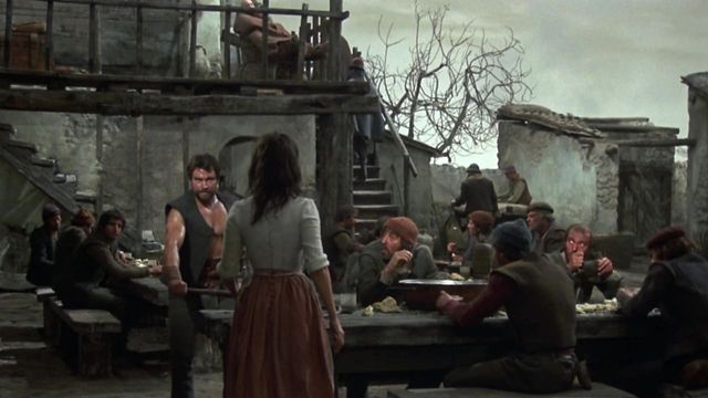 Una scena tratta dal film L'uomo della Mancha