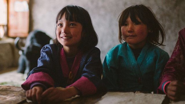 Una scena tratta dal film Lunana: il villaggio alla fine del mondo