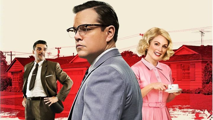 Una scena tratta dal film Suburbicon