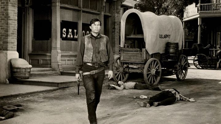 Una scena tratta dal film I ribelli del Kansas