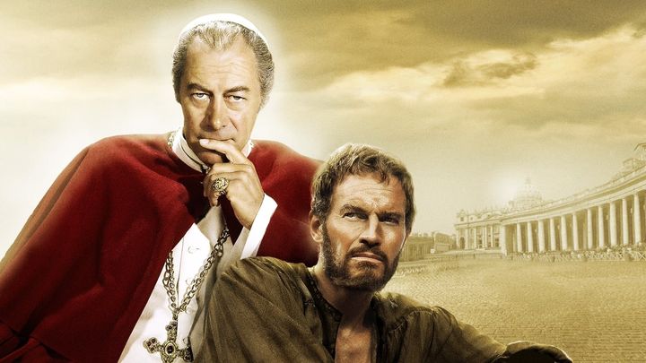 Una scena tratta dal film Il tormento e l'estasi