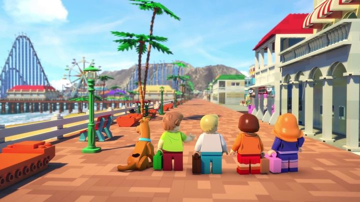 Una scena tratta dal film LEGO Scooby-Doo! Grande festa in spiaggia