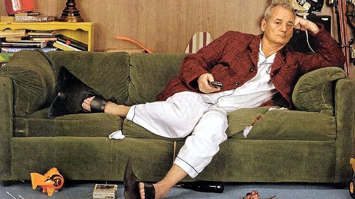 Una scena tratta dal film Essere Bill Murray