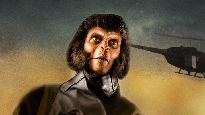 Una scena tratta dal film Fuga dal pianeta delle scimmie