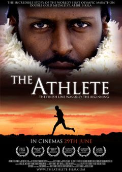 Locandina L'atleta. Abebe Bikila