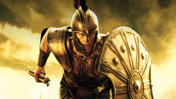 Una scena tratta dal film Troy