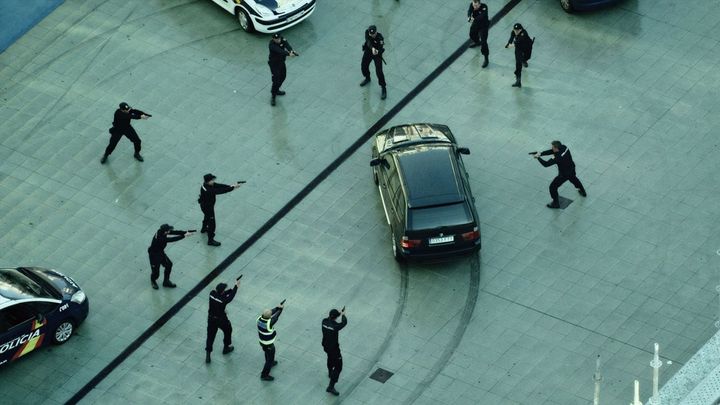 Una scena tratta dal film Desconocido - Resa dei conti
