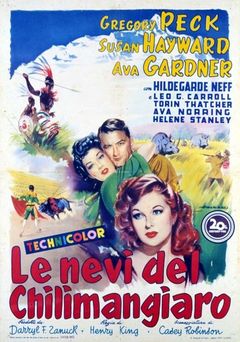 Locandina Le nevi del Chilimangiaro