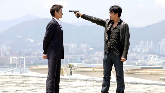 Una scena tratta dal film Infernal Affairs
