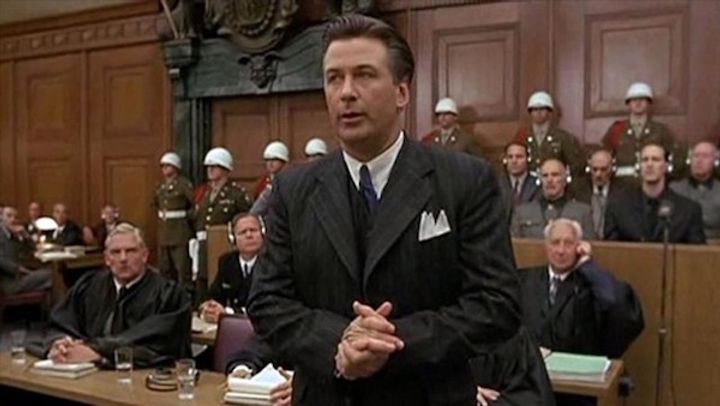 Una scena tratta dal film Il processo di Norimberga