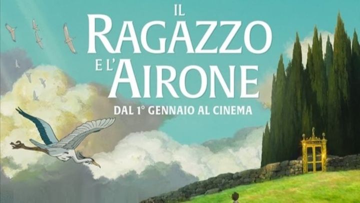Una scena tratta dal film Il ragazzo e l'airone