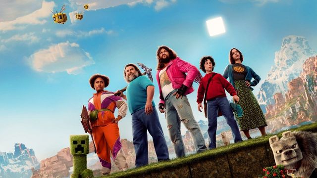 Una scena tratta dal film Un film Minecraft